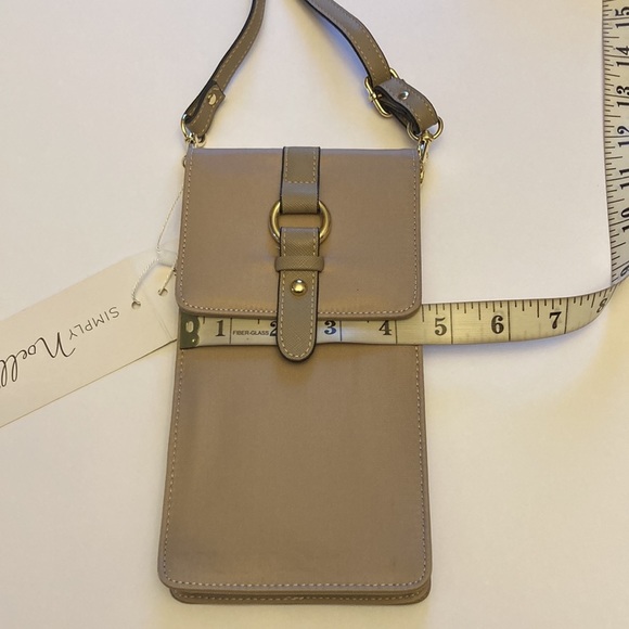 Phone Holder with screen protector and touchscreen capability khaki taupe nylon - Picture 5 of 6